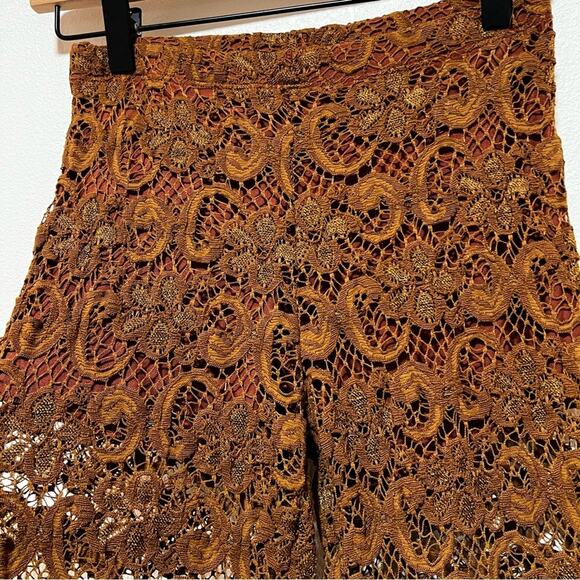 Nightcap Dixie Bells French Lace Mocha XS Mid Rise Full Stretch Brown Lined - Picture 6 of 7